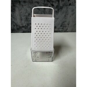 ZWILLING Z-Cut 6-in-1 Tower Box Grater with Measuring Container Base Grey